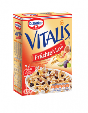 Dr.Oetker Vitalis Meyveli Çıtır Müsli 375 gr