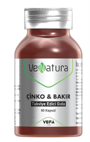 Venatura Çinko & Bakır 60 Kapsül
