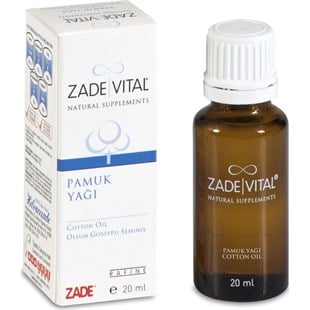 Zade Vital Pamuk Yaği 20 ml