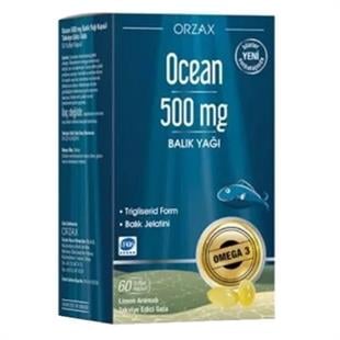 Ocean Omega 3 Balık Yağı 500 mg 60 Kapsül