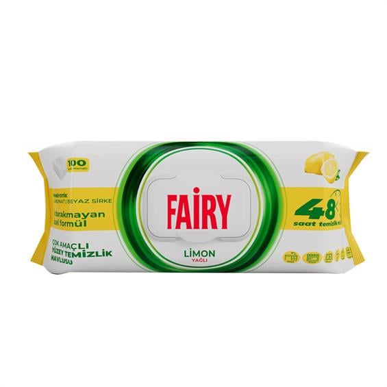 Fairy Yüzey Temizlik Havlusu Limon 100 lü