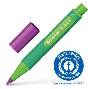 Schneider Link-It Keçe Uçlu Kalem 1.0 mm Mor