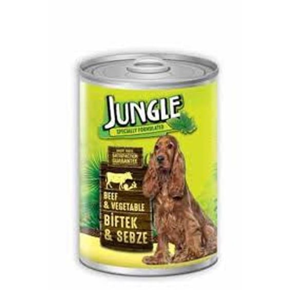 Jungle Biftekli ve Sebzeli Köpek Maması 400 gr
