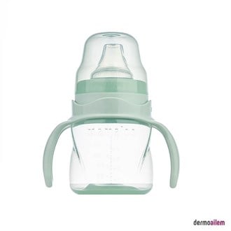 Mamajoo Kulplu Akıtmaz Eğitici Bardak 160 m Powder 6+ Ay