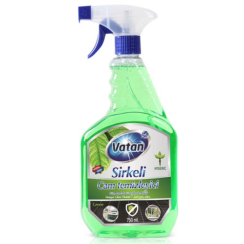 Vatan Sirkeli Cam Temizleyici Sprey Yeşil 750 ml