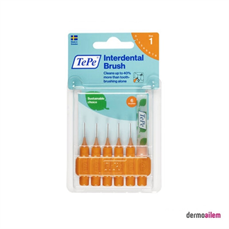 TePe Arayüz Fırçası 1 Numara Blister Turuncu 0,45 mm T181