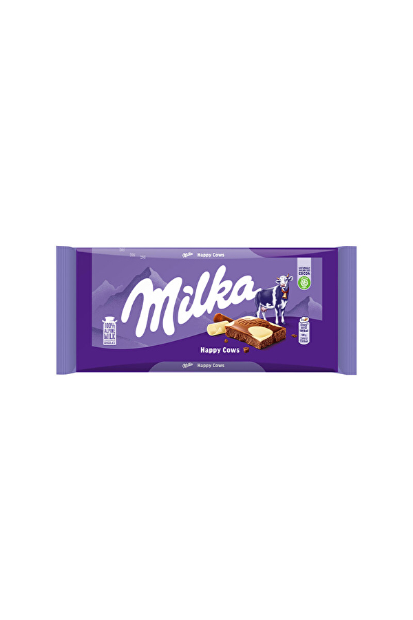 Milka Happycows Çikolata Beyaz/Sütlü 100 gMilka Happycows Çikolata Beyaz/Sütlü 90 g