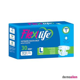 Flexilife Yetişkin Hasta Bezi Büyük Beden (L) 110-180 cm 30 Adet