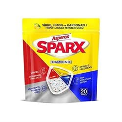 Asperox Sparx Diamond Bulaşık Makine Kapsül 20li