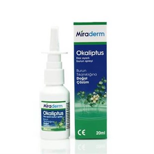 Miraderm Okaliptus Burun Spreyi 20 ml