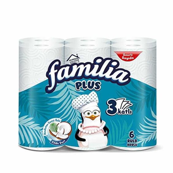 Familia Kağıt Havlu 6'lı 3 Katlı