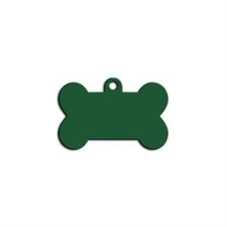 Dalis Kemik Şekilli Kedi Köpek Künyesi Yeşil 3,1 cm