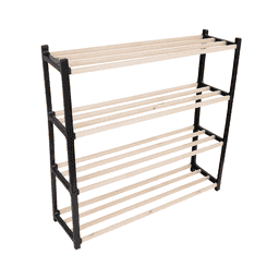 Ahşap Çubuklu Ayakkabılık