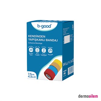B-Good Kendinden Yapışkanlı Bandaj 7,5cm x 4.5m