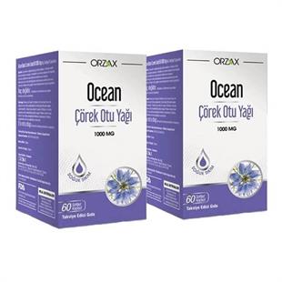 Ocean Çörek Otu Yağı 1000 mg 60 Kapsül - 1 Alana 1 Bedava
