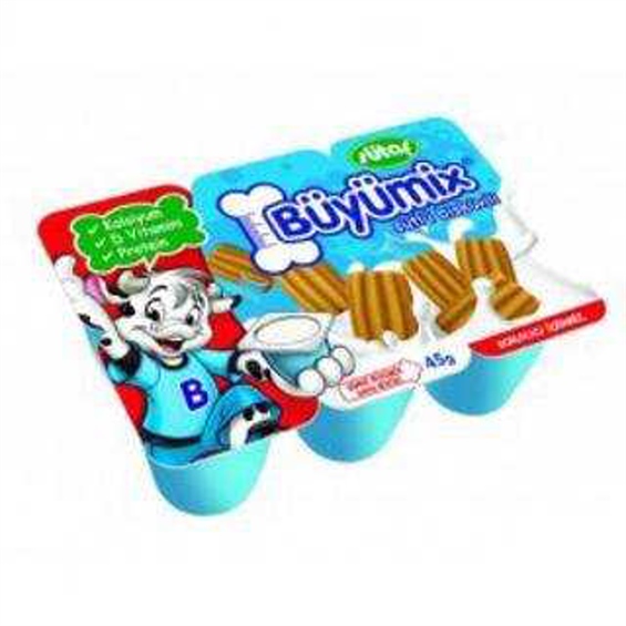 Sütaş Büyümix Sütlü Bisküvili 6'lı 45 gr