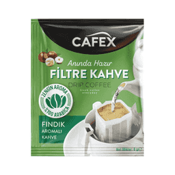 Cafex Fındık Aromalı Filtre Kahve 8 G