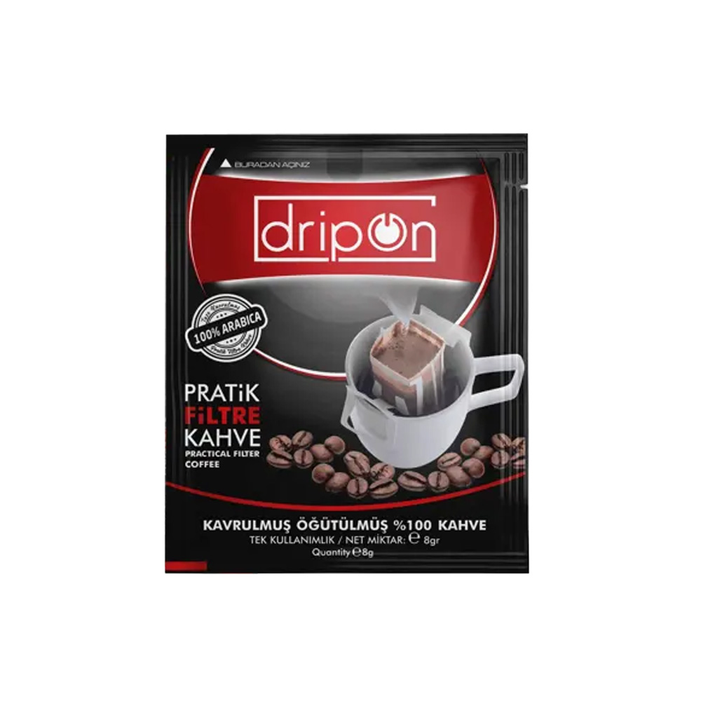 Drip On Pratik Filtre Kahve Tekli 8 gr