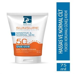 Dermo Clean Sunsure Sensitive SPF50+ Sunscreen Cream 75 ml