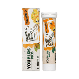 Youplus Pro Vitamin C D Çinko Propolis 15 Efervesan Tablet