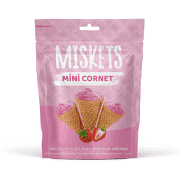 Miskets Çilekli Mini Cornet Gofret 50 G