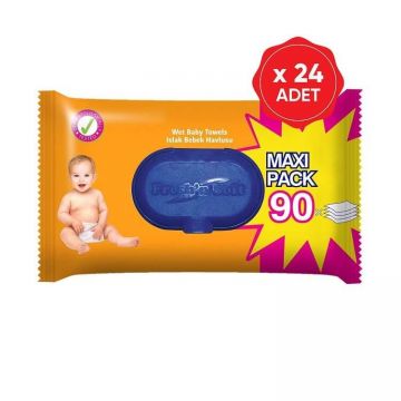 Fresh'n Soft Islak Bebek Havlusu 90 Yaprak x 24 Adet