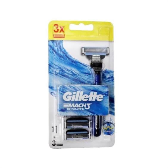 Gillette Mach3 Start + 3 Yedek Bıçak