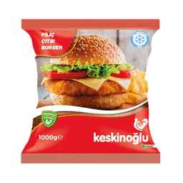 Keskinoğlu Dondurulmuş Çıtır Piliç Burger 1000 G