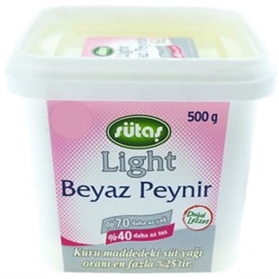 Sütaş Beyaz Peynir Light Pls 500 Gr