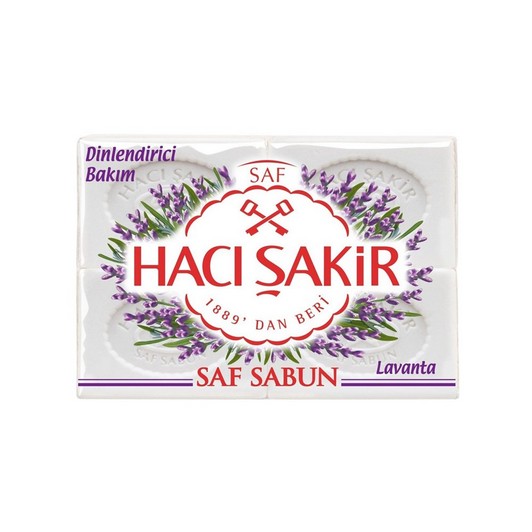Hacı Şakir Lavanta Saf Kalıp Sabun 4x150 gr