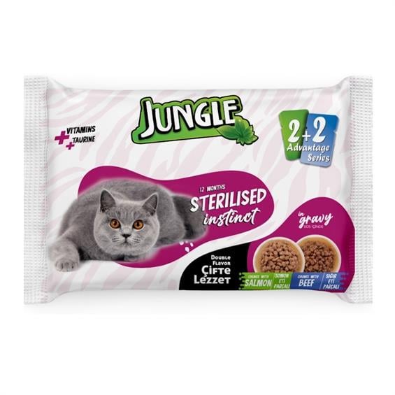 Jungle Pouch Çifte Lezzet 2+2 Somolu ve Biftekli