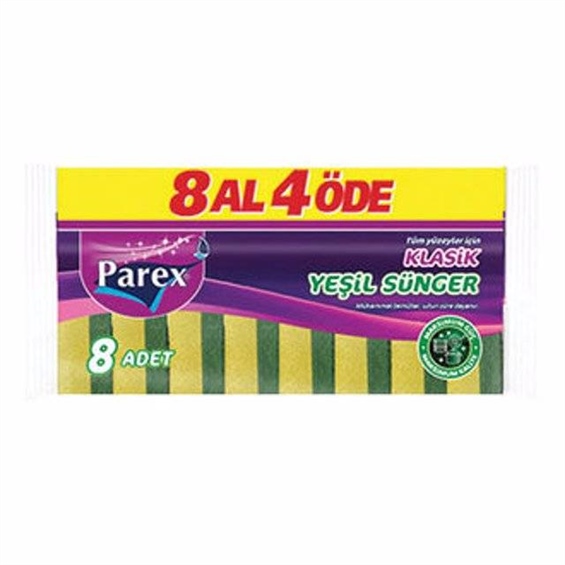 Parex Sünger Düz 8'li
