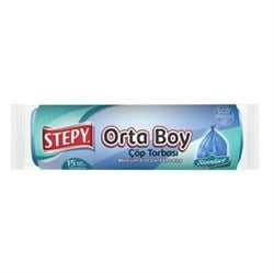 Stepy Çöp Torbası Orta Boy 55*60cm 15 li