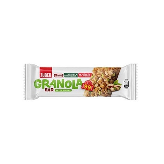 Züber Granola Bar Yer Fıstıklı 25 gr