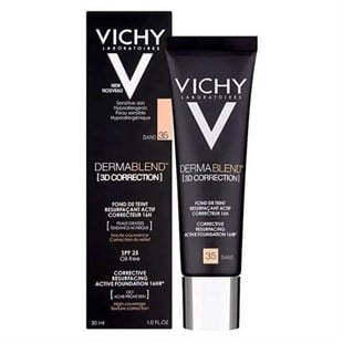 Vichy Dermablend 3 Boyutlu Düzeltici Fondöten Sand 35 30 ml