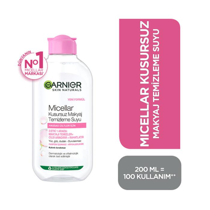 Garnier Micellar Kusursuz Makyaj Temizleme Suyu 200 ml