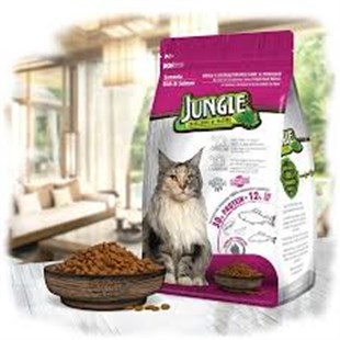 Jungle Somonlu Kısır Kedi Maması 1,5 kg