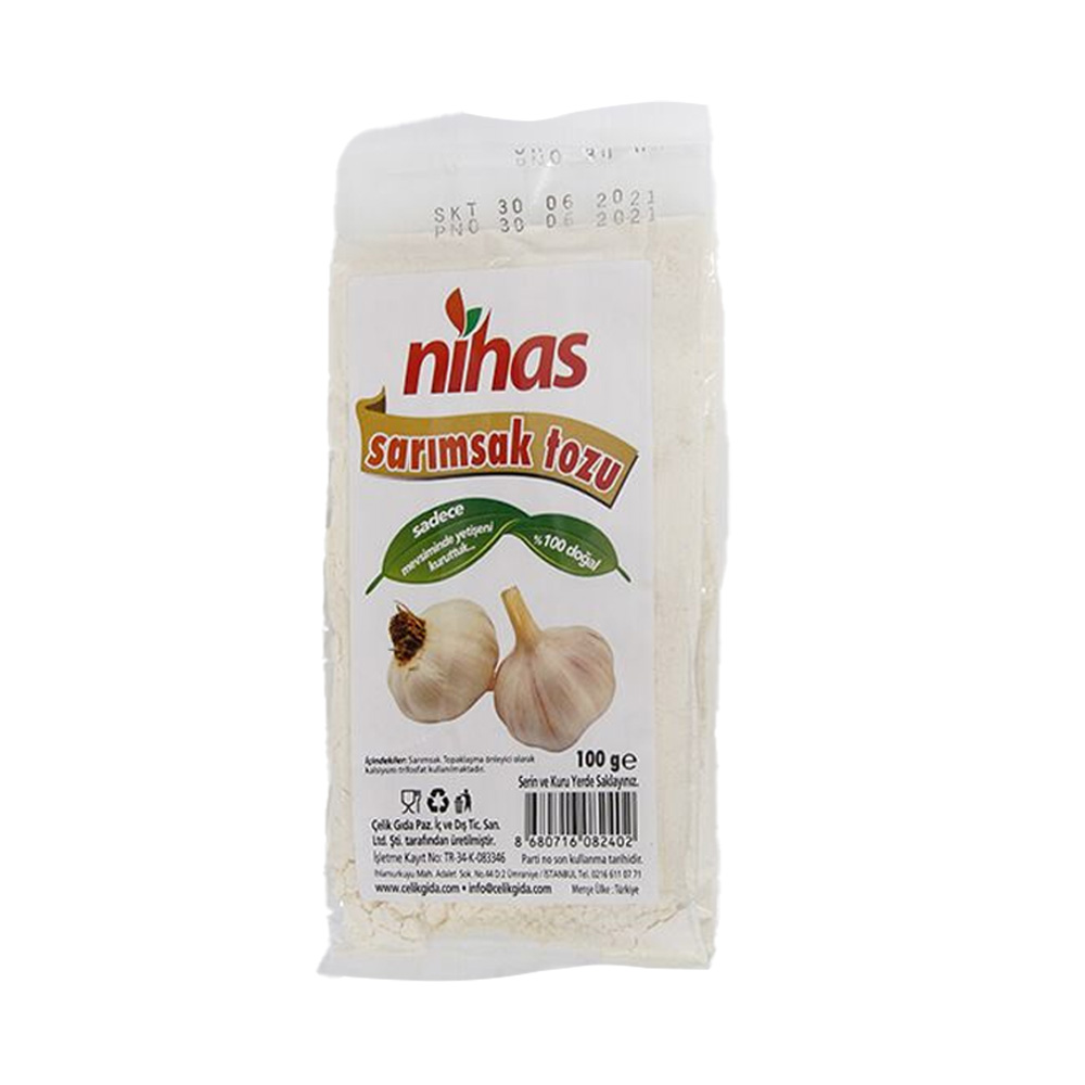 Nihas Sarımsak Tozu 100 gr