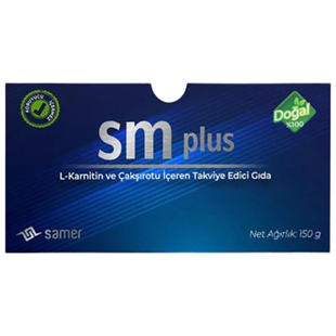 SM Plus L-Carnitin ve Çakşırotu İçeren Takviye Edici Gıda 30 Saşe