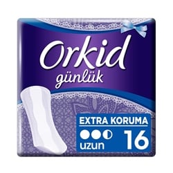 Orkid Günlük Koruma Hijyenik Ped Uzun 16'lı