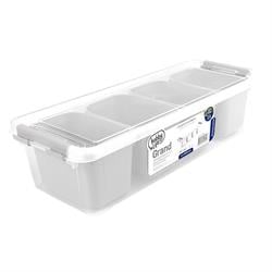 Hobbylife Grand 4 Bölmeli Derin Organize Kutu 3,5 L