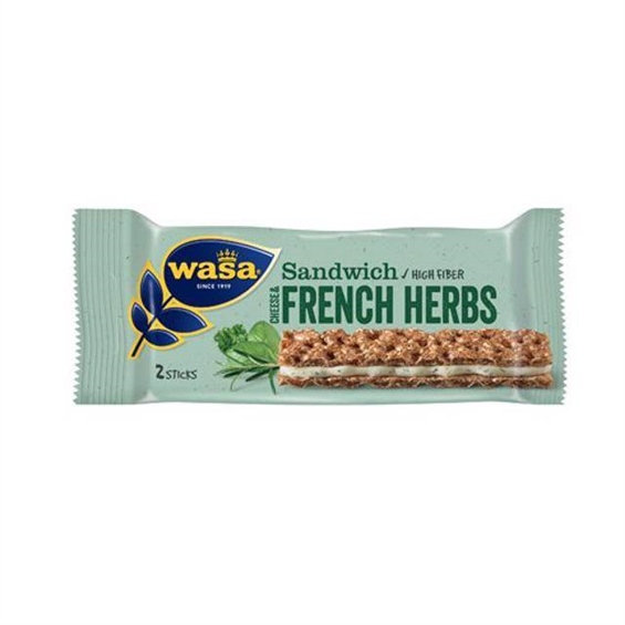Wasa Baharatlı ve Krem Peynirli (French Herbs) Sandviç 30 gr