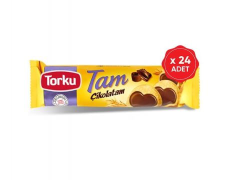 Torku Tam Çikolatam Bisküvi 83 Gr x 24 Adet