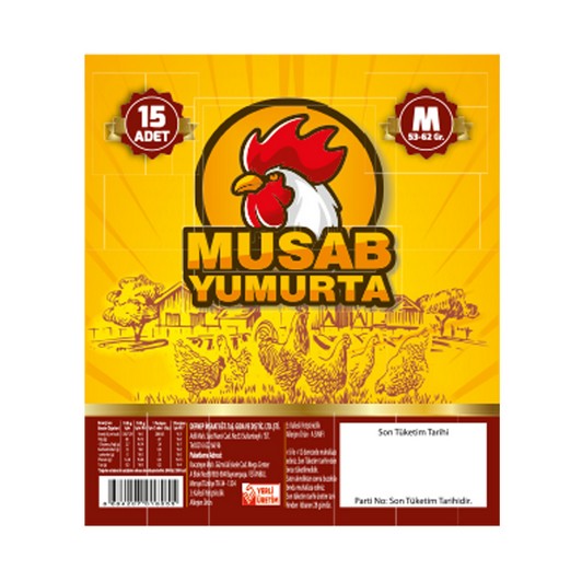 Musab Yumurta 15'li M Boy