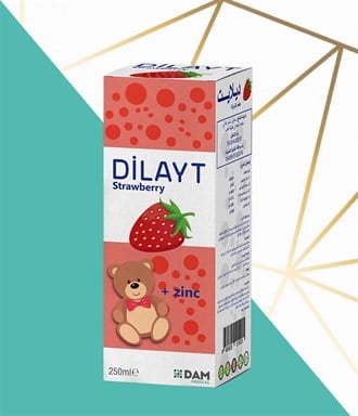 Dilayt Çinko Şurup Çilekli 250 ml