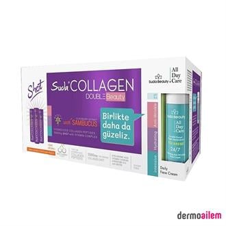 Suda Collagen Double Beauty Vişne Aromalı 40 ml 30 Shot