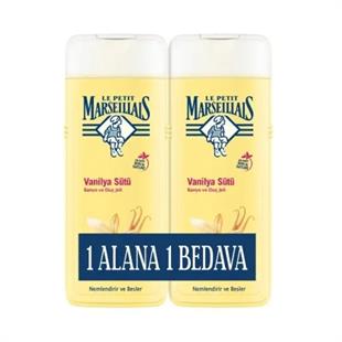 Le Petit Marseillais Duş Jeli Beyaz Vanilya Sütü 400 ml - 2 Adet