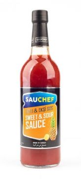Sauchef Sweet & Sour Sos 840 Gr Cam Şişe