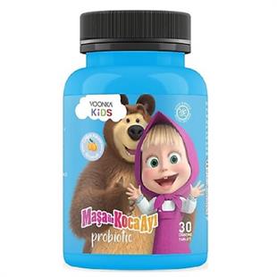 Voonka Maşa ile Koca Ayı Probiyotik 30 Çiğneme Tableti