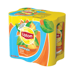 Lipton Şekersiz Şeftalili Buzlu Çay 6x330 Ml